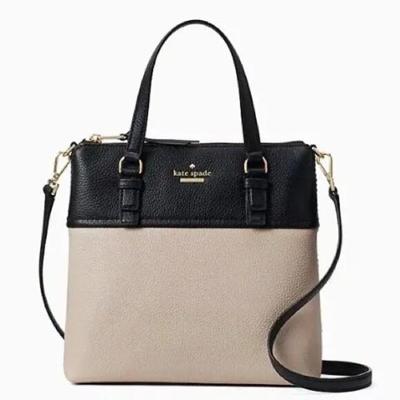 Kate Spade New York Jackson Street Hayley Leather Satchel Women's EUC - Picture 1 of 10